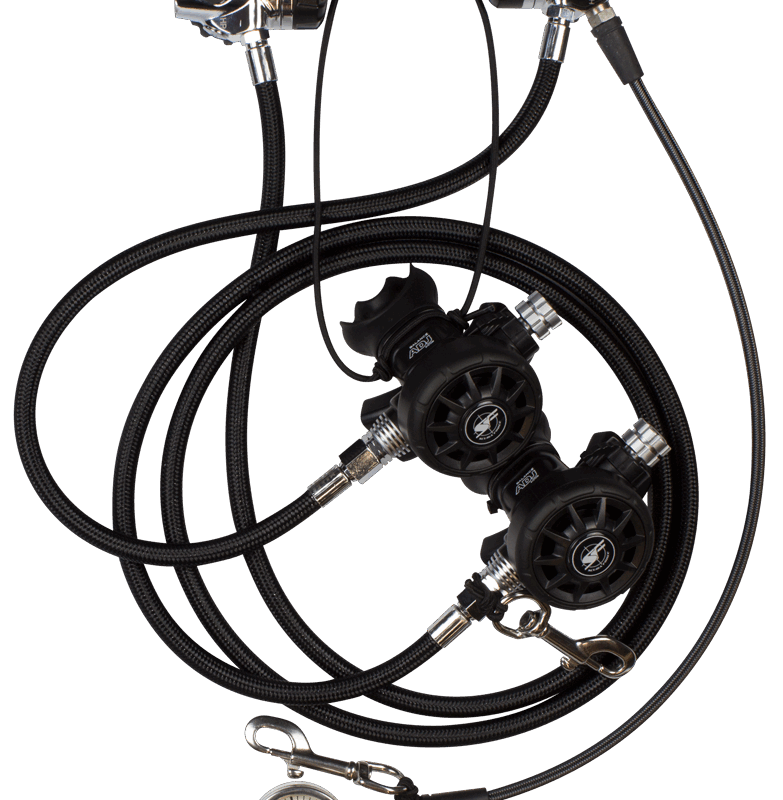 Scubaforce Black Devil Regulator Twin TEC Set1