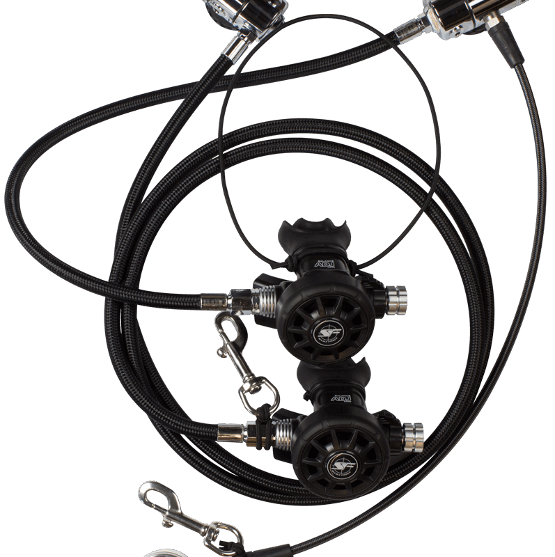Scubaforce Black Devil Regulator Twin TEC Set - II