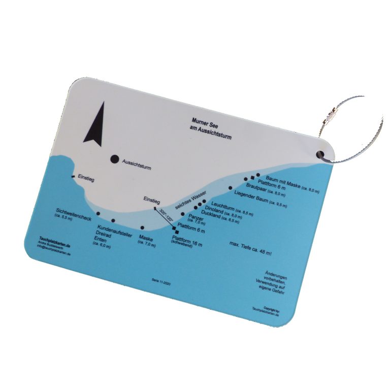 Tauchplatzkarten-Set „Murner See“