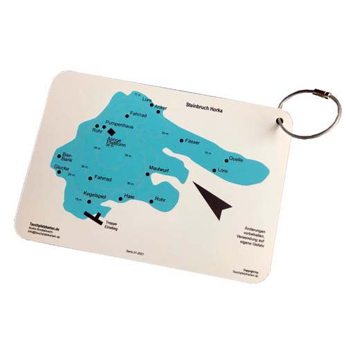 Tauchplatzkarte „Steinbruch Horka Lausitz“