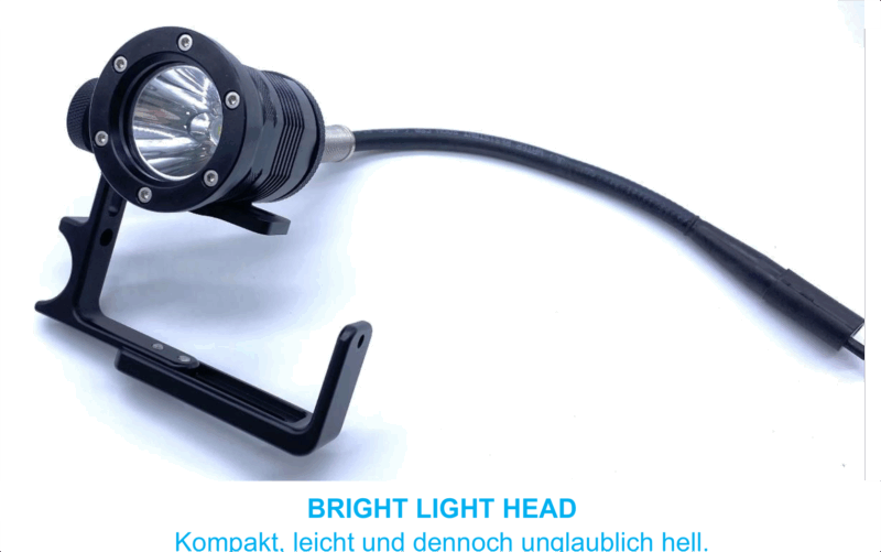 BRIGHT LIGHT bis zu 4000 Lumen Lampenkopf