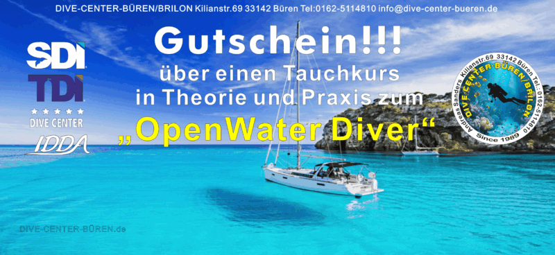 Gutschein OWD-Diver Grundausbildung