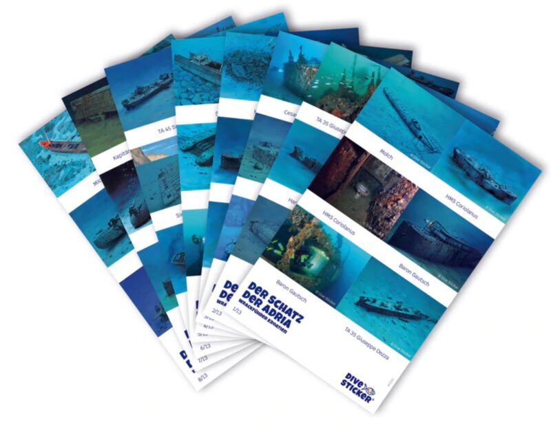 DIVE-Sticker Adria Wrackführer Kroatien – Bild 2