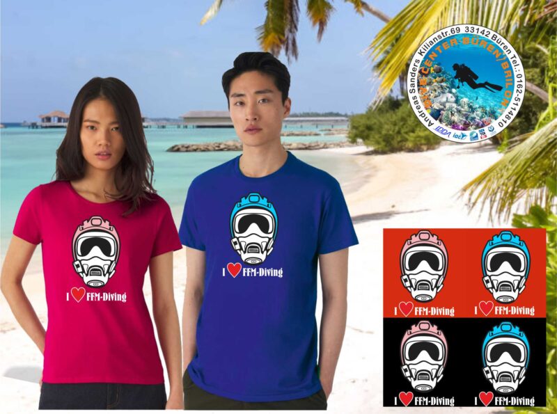 T-Shirt "Ilove FFM-Diving"