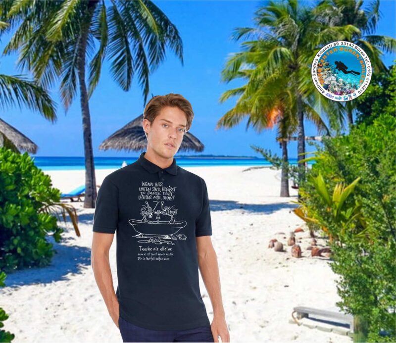 T-Shirt "Tauche nie alleine"