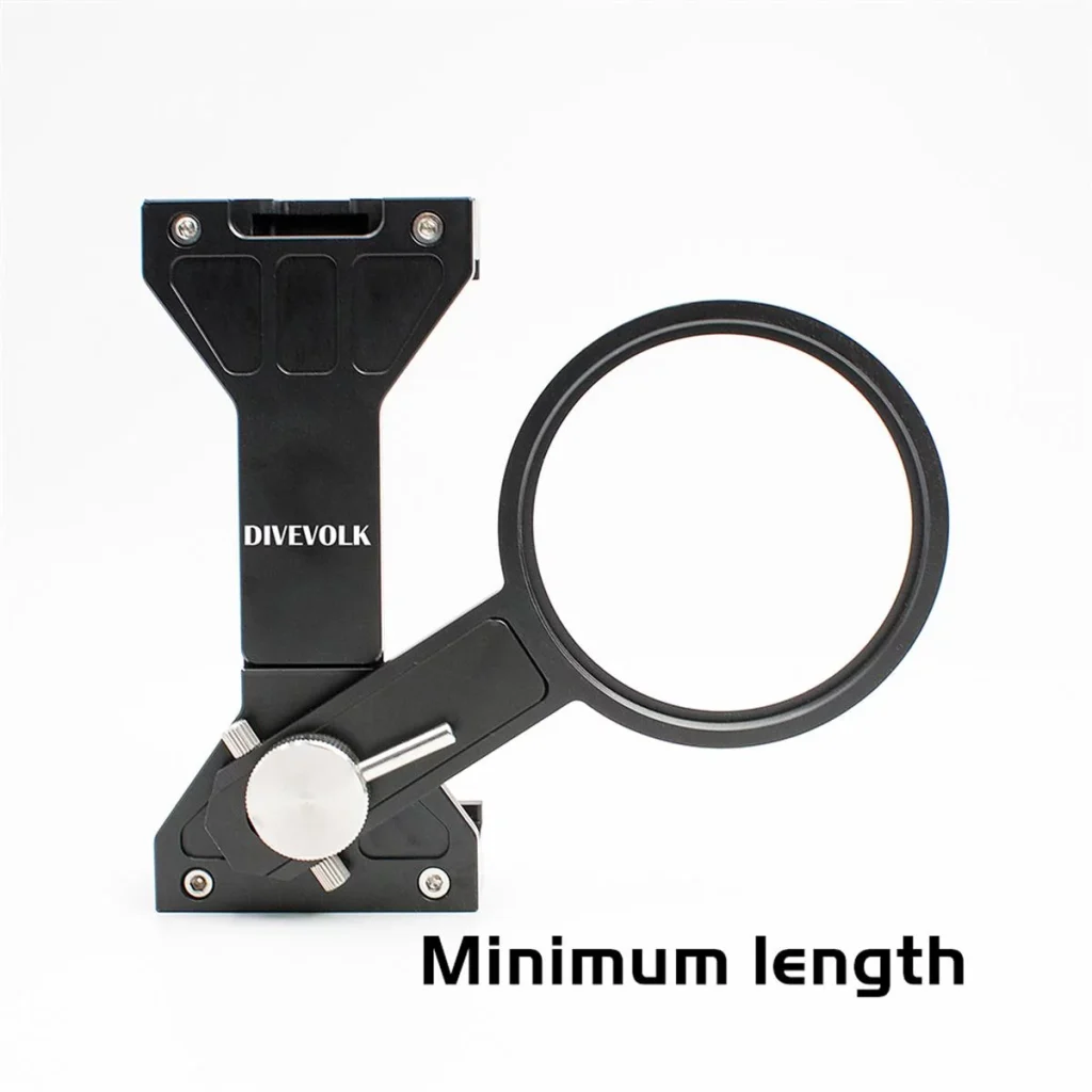 DIVEVOLK Expansion Clamp mit 67mm Lens Adapter