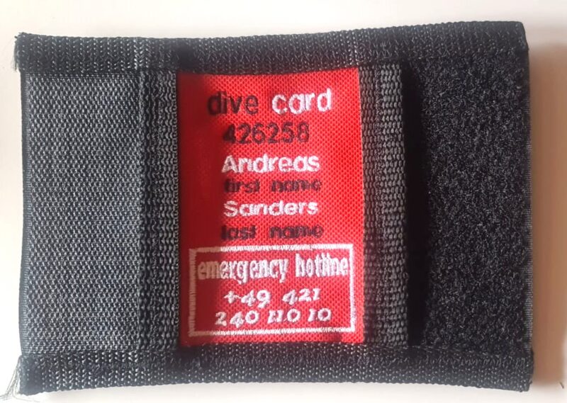Die DIVE-CARD am Inflatorschlauch – Bild 4