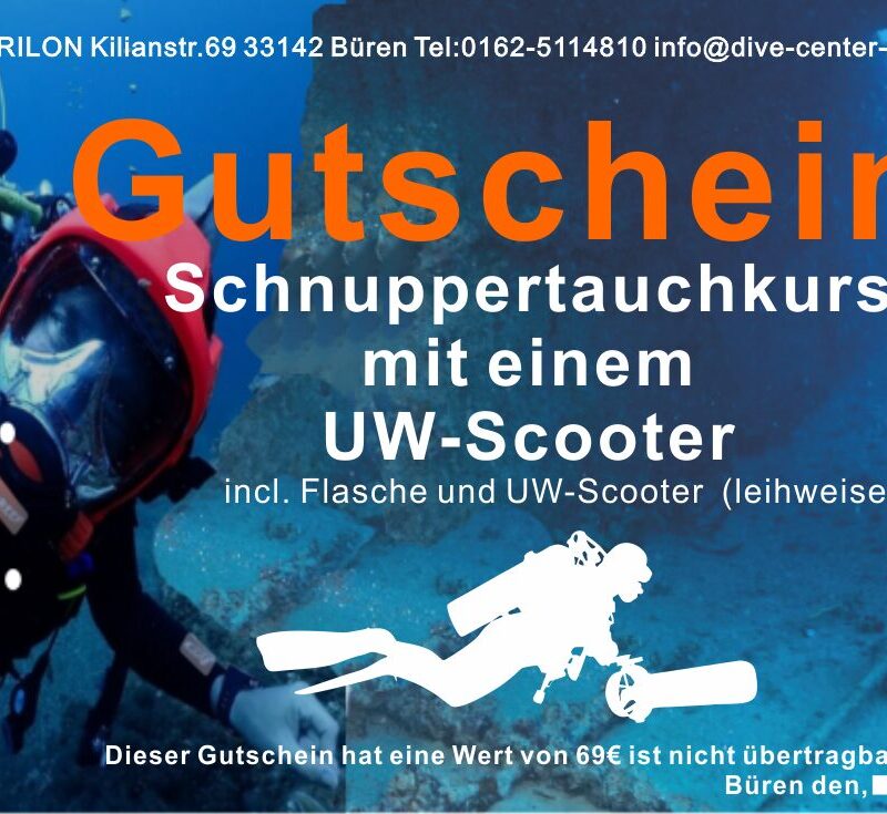 Gutschein Schnuppern Scooter
